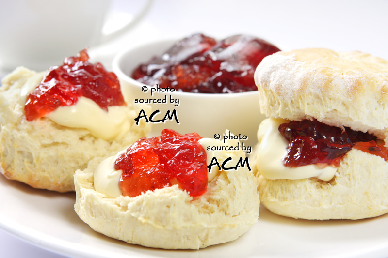 Enjoy a Devon cream tea in one of the many cafes and tearooms